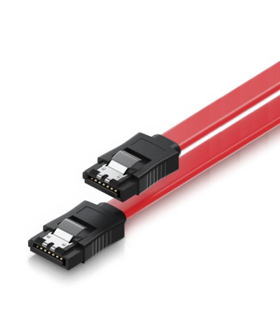 Ewent ec1512 cable de sata 0,7 m sata 7-pin negro, rojo