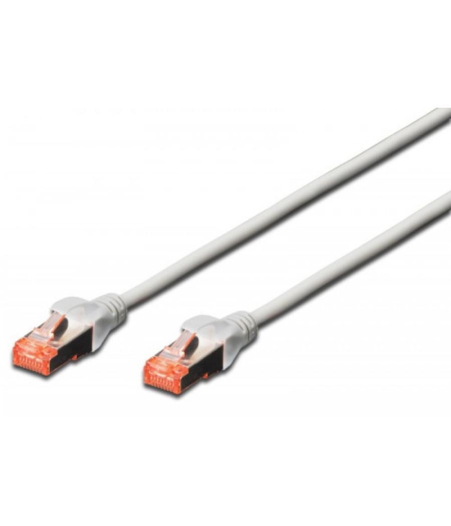 Ewent ew-6sf-100 cable de red gris 10 m cat6 s/ftp (s-stp)