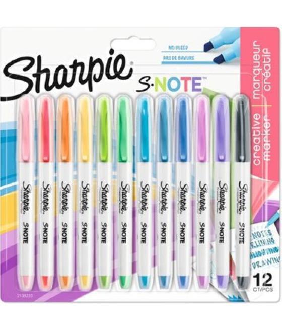 Sharpie 2138233 marcador permanente multicolor 12 pieza(s)