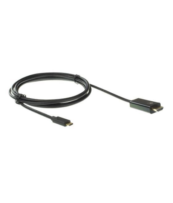 Ewent ew9824 adaptador de cable de vídeo 2 m usb tipo c hdmi tipo a (estándar) negro