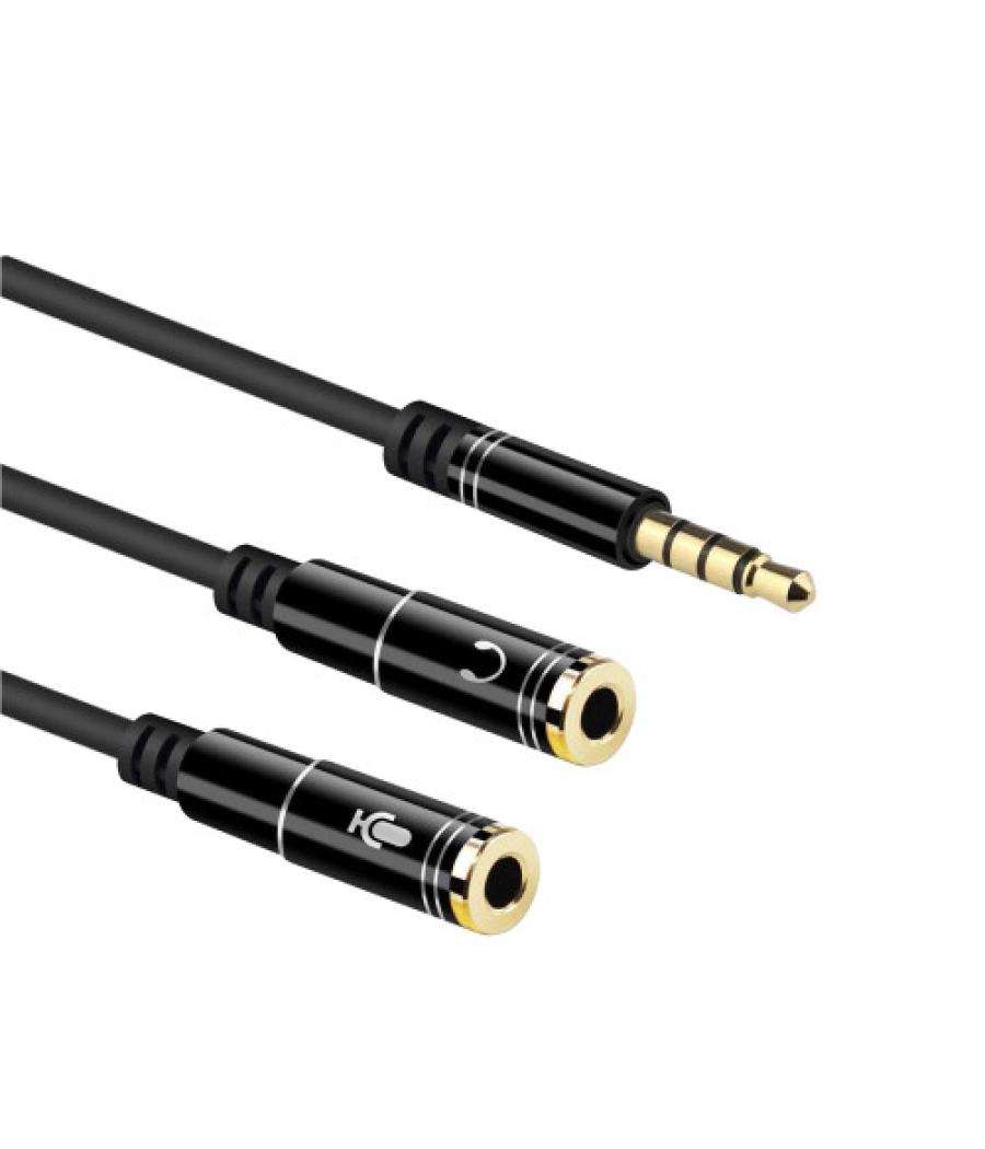 Ewent ec1641 cable de audio 0,3 m 3,5mm 2 x 3.5mm negro