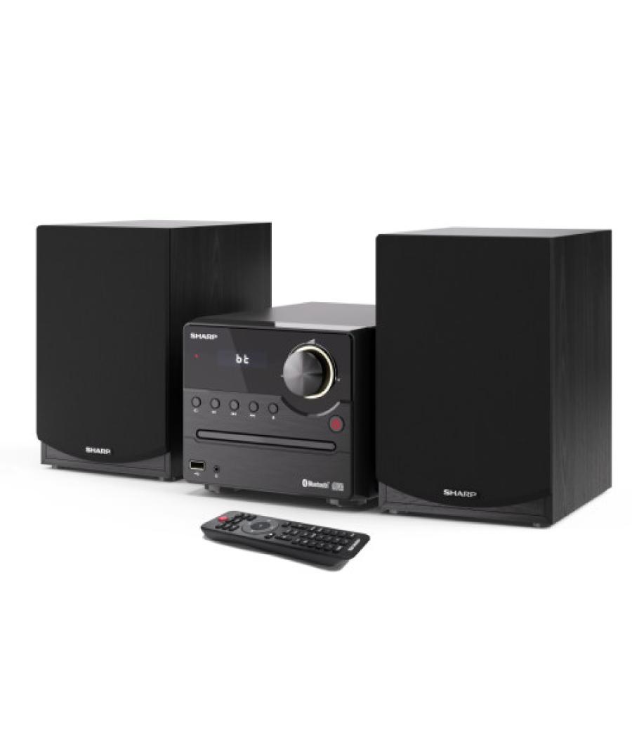 Sharp xl-b512(bk) sistema de audio para el hogar microcadena de música para uso doméstico 45 w negro
