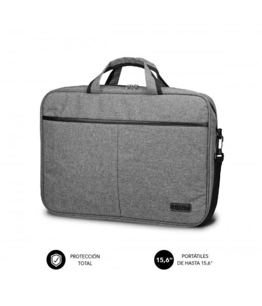 Subblim maletín ordenador elite laptop bag 15,6" grey