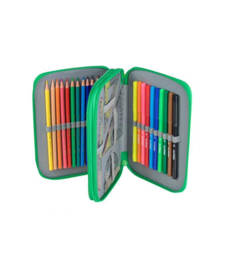 Estuche plumier 2 pisos alpino ua000113