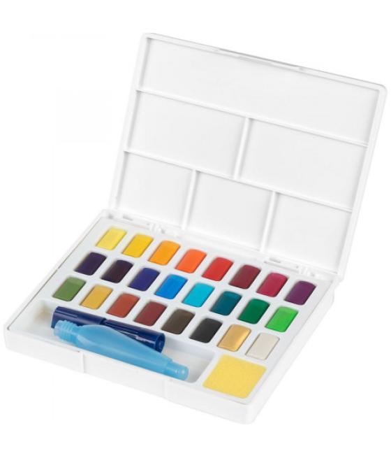 Estuche con 24 acuarelas creative studio. faber castell 169724