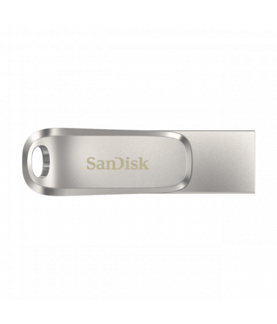 Sandisk ultra dual drive luxe unidad flash usb 64 gb usb type-a / usb type-c 3.2 gen 1 (3.1 gen 1) acero inoxidable