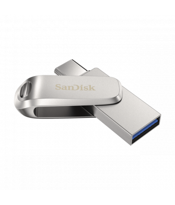 Sandisk ultra dual drive luxe unidad flash usb 32 gb usb type-a / usb type-c 3.2 gen 1 (3.1 gen 1) acero inoxidable