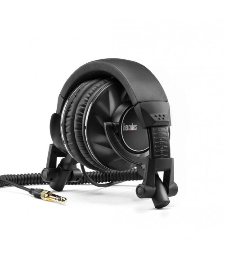 Hercules hdp dj60 auriculares diadema conector de 3,5 mm negro