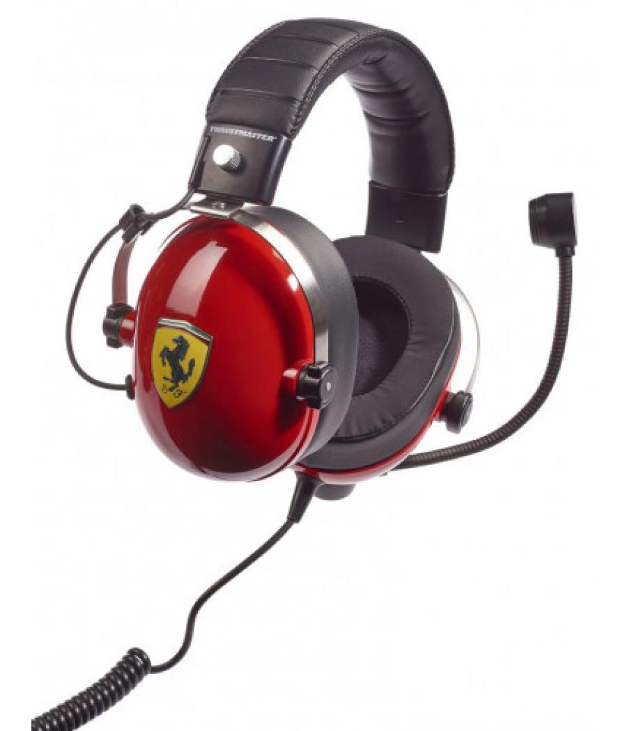 Thrustmaster t.racing auriculares diadema conector de 3,5 mm negro, rojo, acero inoxidable, amarillo