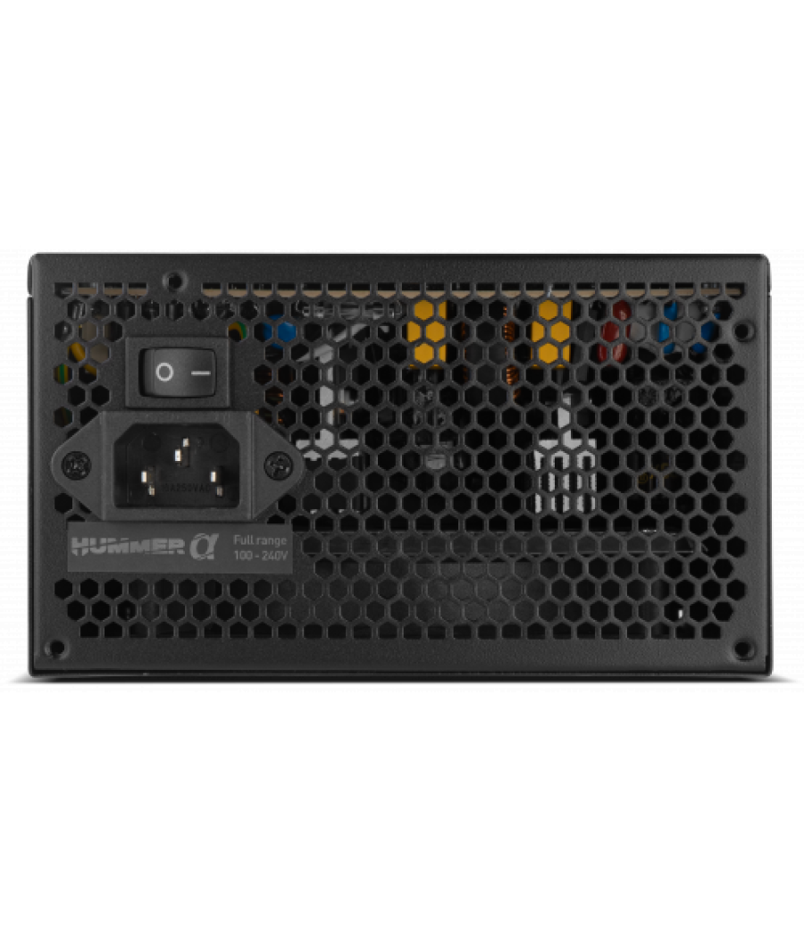 Nox hummer alpha unidad de fuente de alimentación 500 w 24-pin atx atx negro