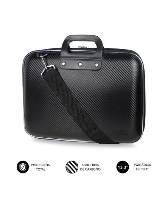 Subblim maletín ordenador eva laptop bag carbon 13,3" black