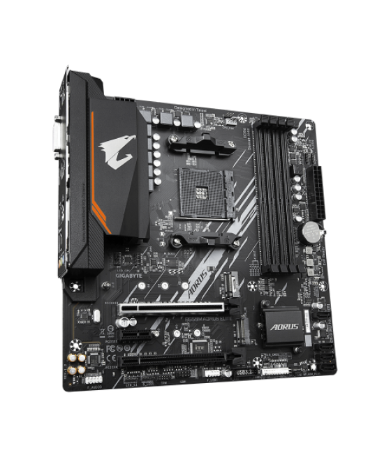 Gigabyte b550m aorus elite zócalo am4 micro atx amd b550