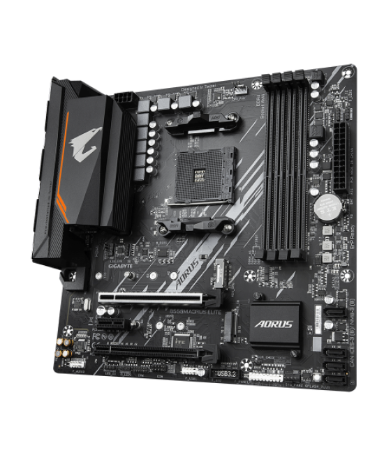 Gigabyte b550m aorus elite zócalo am4 micro atx amd b550