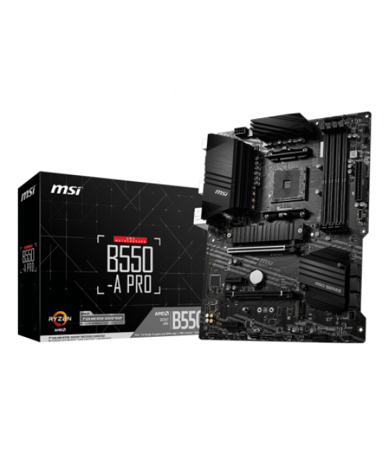 Msi b550-a pro placa base amd b550 zócalo am4 atx