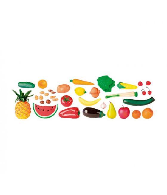Juego frutas hortalizas y frutos secos 36 piezas miniland 30811