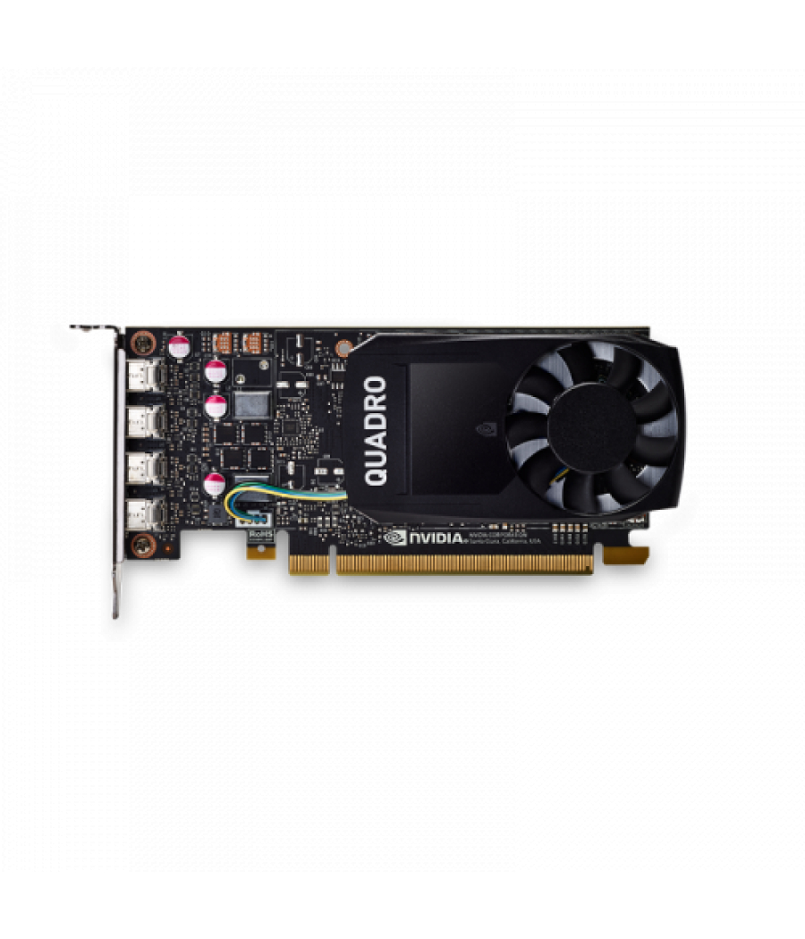 Pny vcqp1000dviv2-pb tarjeta gráfica nvidia quadro p1000 v2 4 gb gddr5