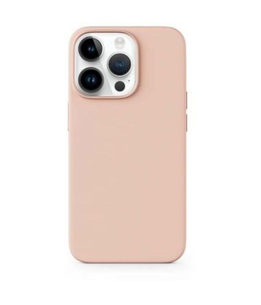 Funda iphone 15 silicona magsafe - rosa