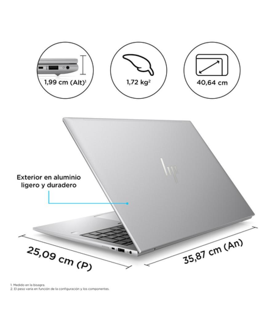 HP ZBook Firefly 16 G10 Intel® Core™ i7 i7-1365U Estación de trabajo móvil 40,6 cm (16") WUXGA 16 GB DDR5-SDRAM 512 GB SSD NVIDI
