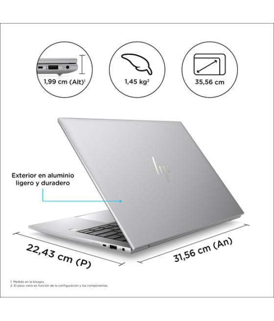 HP ZBook Firefly 14 G10 Intel® Core™ i7 i7-1365U Estación de trabajo móvil 35,6 cm (14") WUXGA 16 GB DDR5-SDRAM 512 GB SSD NVIDI
