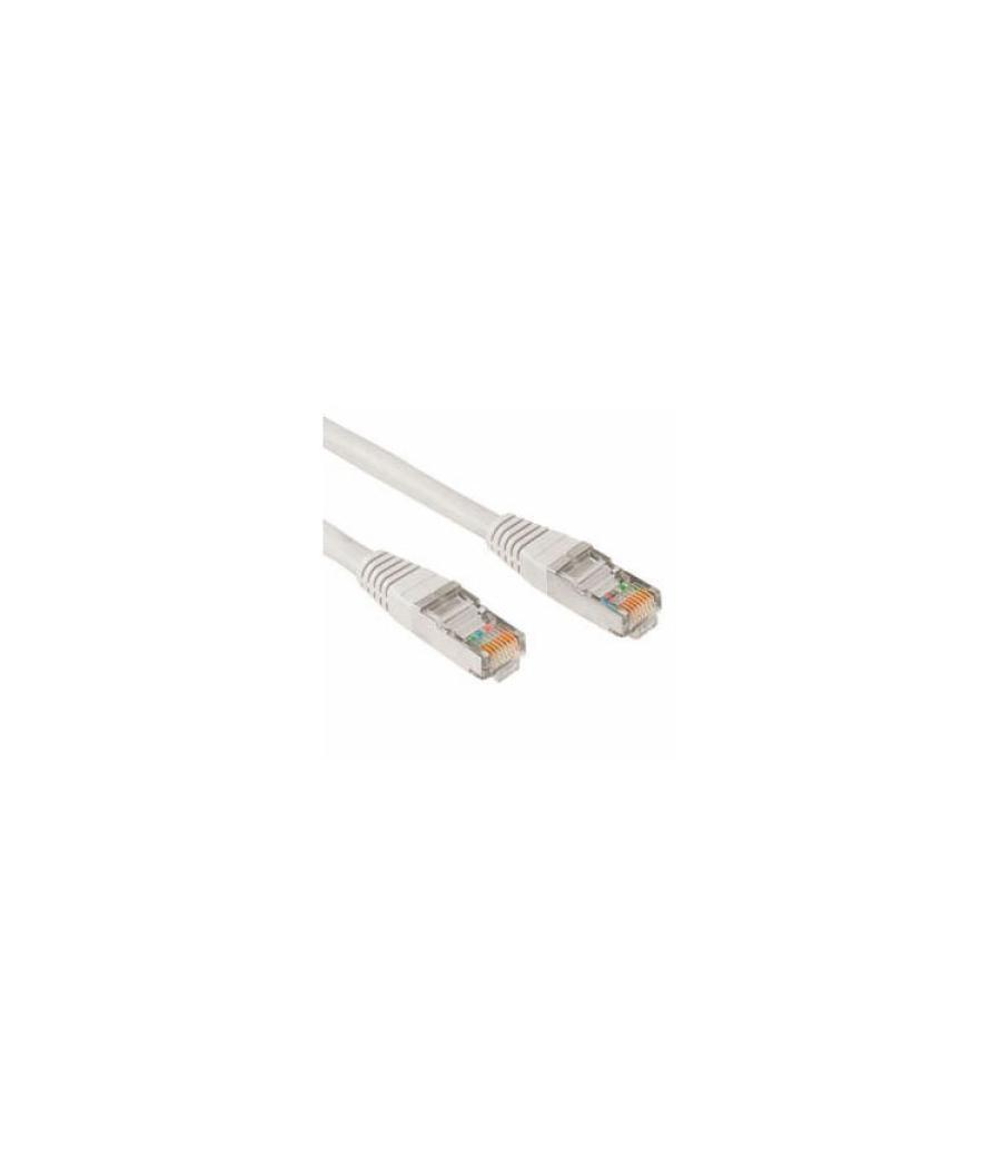 Cable de red latiguillo rj45 cat.5e utp aw24 5 m gris nanocable