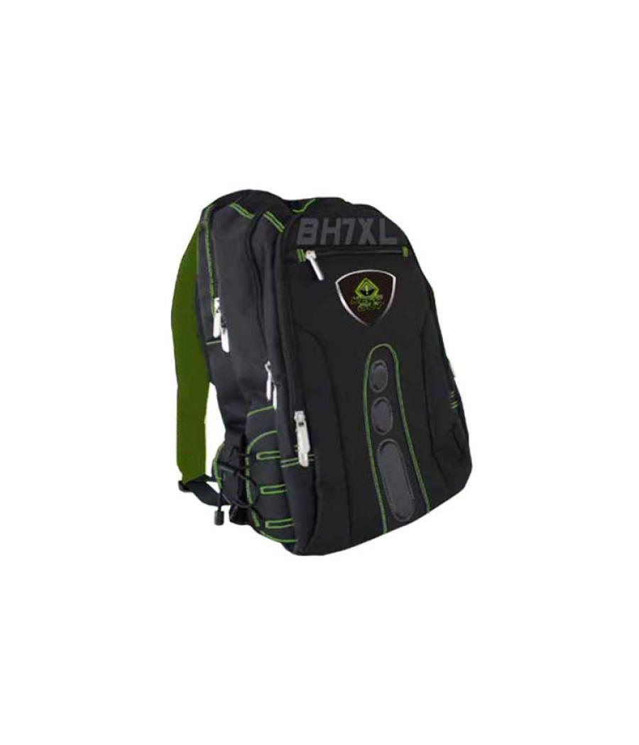 Mochila gaming bk7gxl 17'' negro/verde keepout