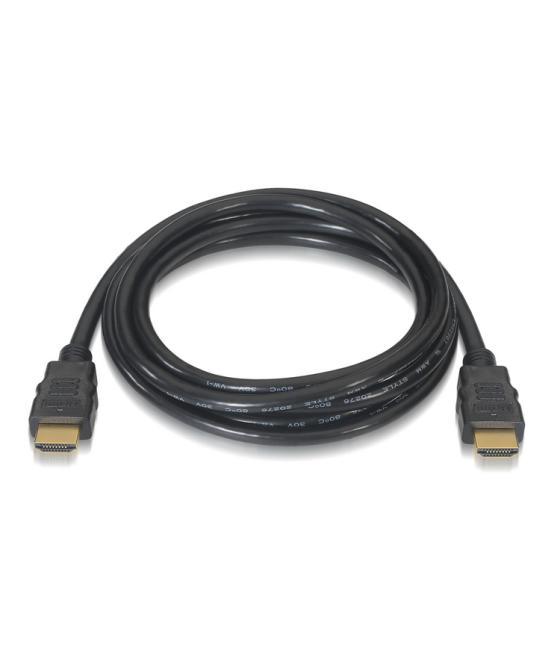 Cable hdmi v2.0 0.5m negro nanocable