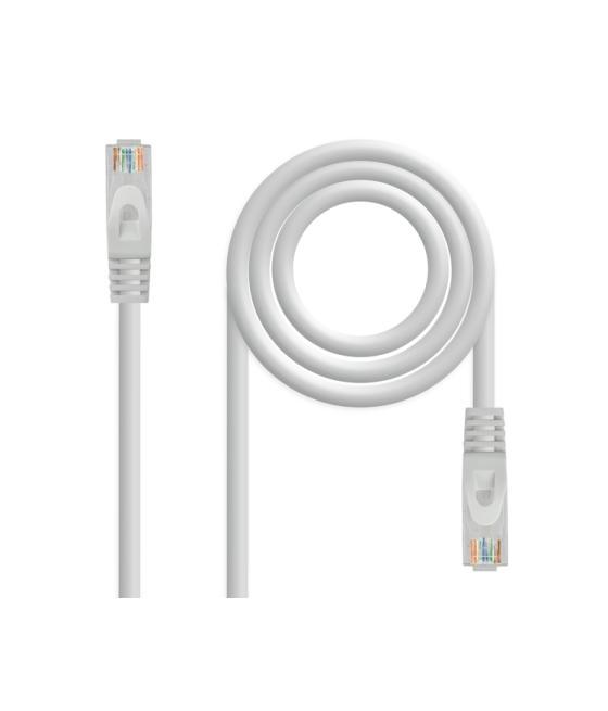 Cable de red latiguillo rj45 utp cat6a awg24 10 m gris nanocable