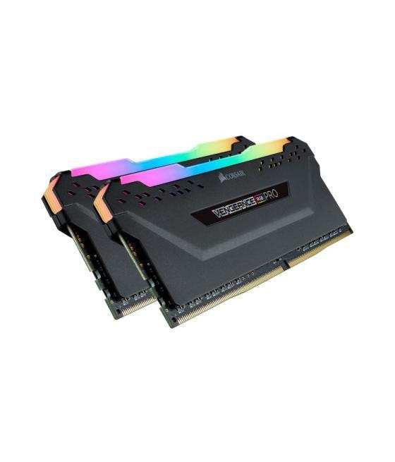 Ddr4 16 gb(2x8kit) 3200 vengeance pro black rgb led corsair