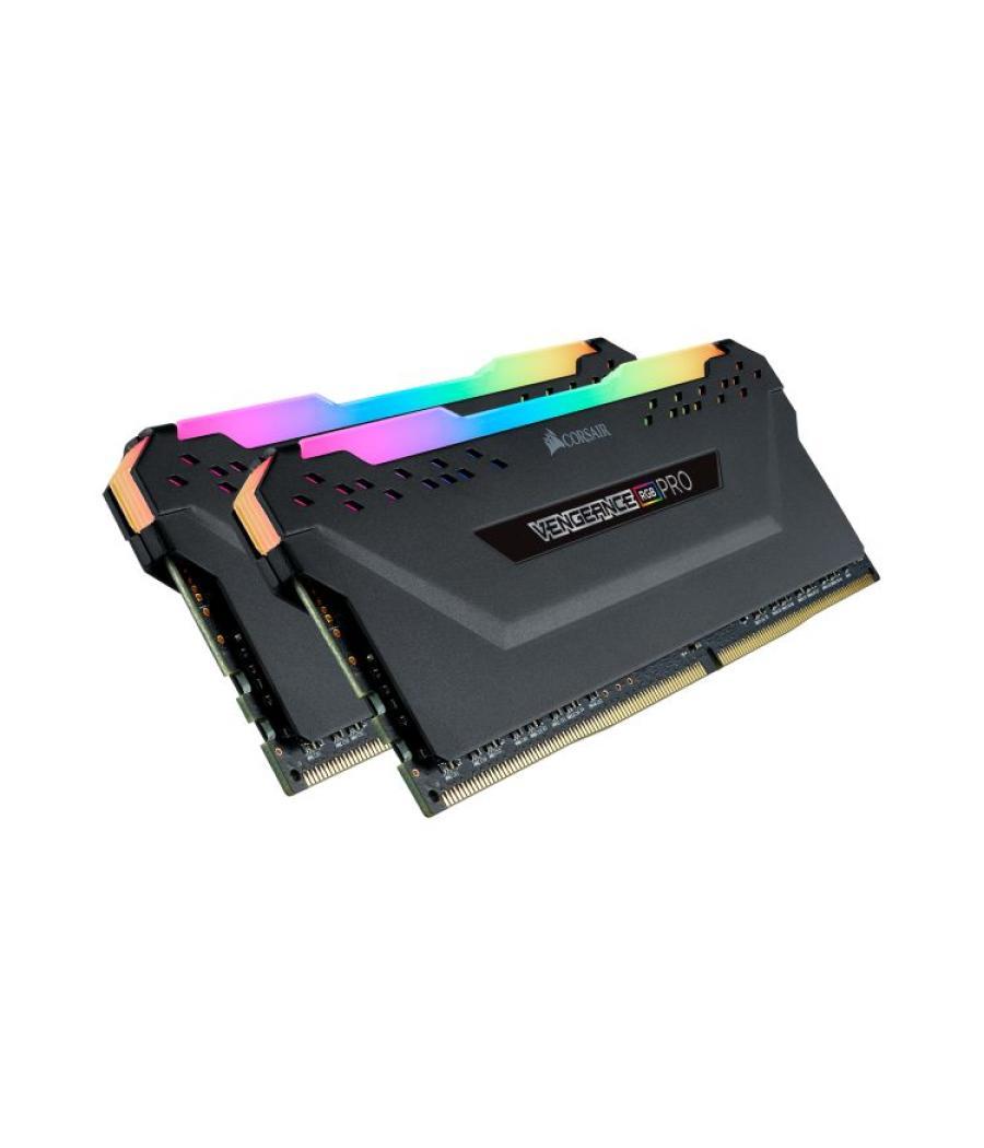 Ddr4 16 gb(2x8kit) 3200 vengeance pro black rgb led corsair