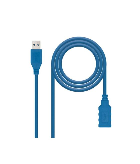 Cable extension usb 3.0 tipo a/m-a/h azul 2m nanocable