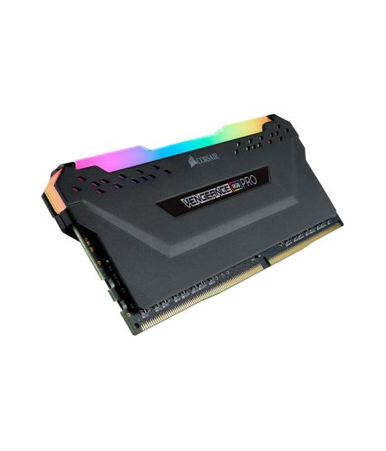 Ddr4 8 gb 3200 vengeance pro black rgb led corsair