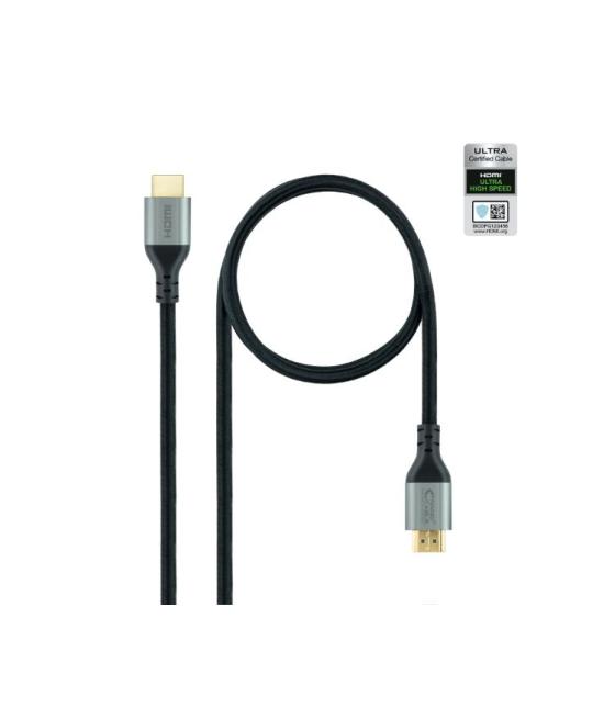 Cable hdmi v2.1 ultra high speed tipo a/m-a/m negro 3 m nanocable