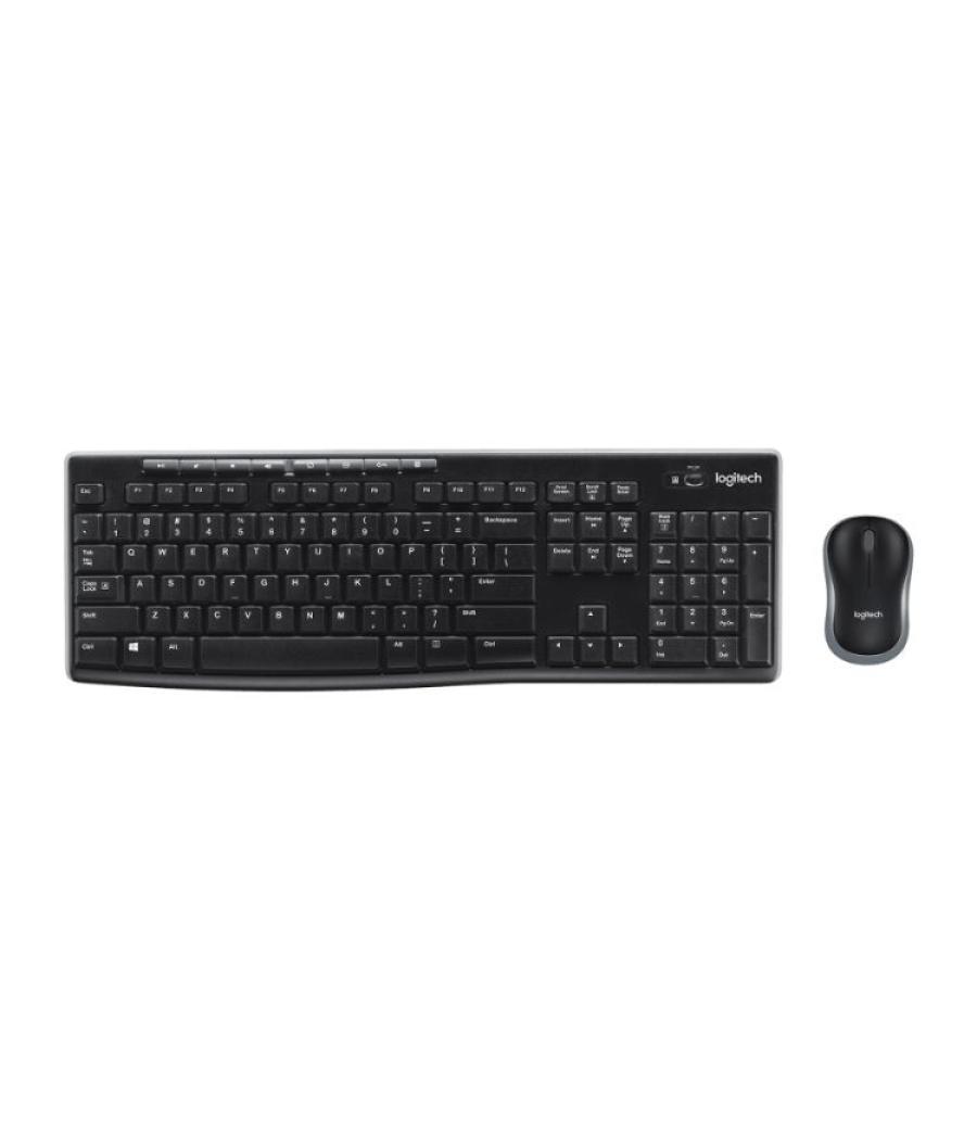 Teclado + raton wireless mk270 negro logitech