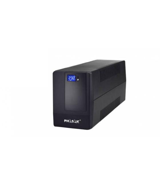 Phasak s.a.i. interactivo lcd usb+rj 1000 va