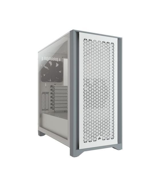 Caja semitorre atx 4000d airflow tg white corsair