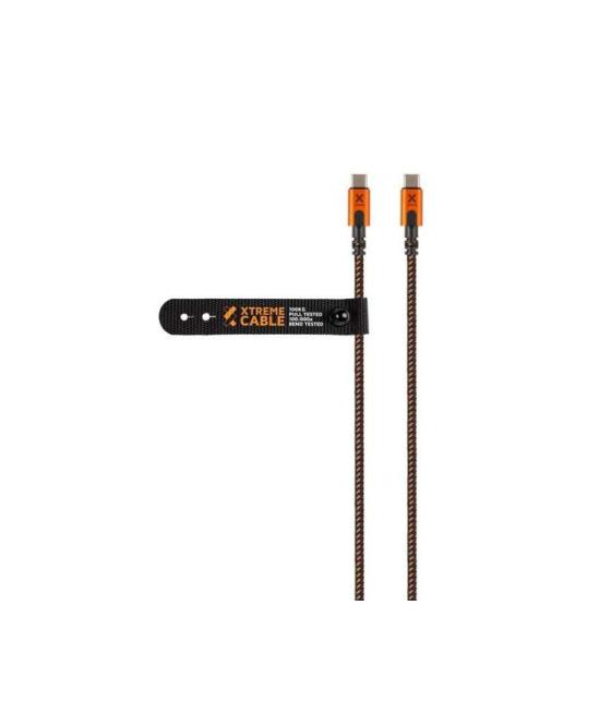 Cable type-c a type-c pd 1.5m negro/naranja xtorm