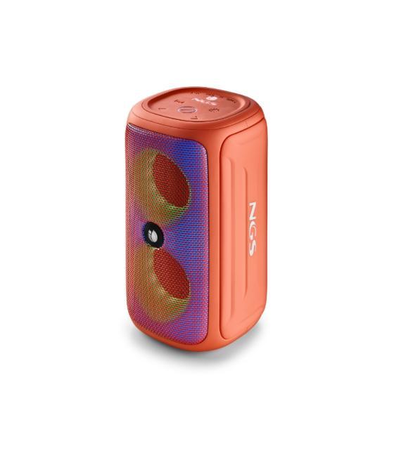 Altavoz bluetooth roller beast rgb coral ngs