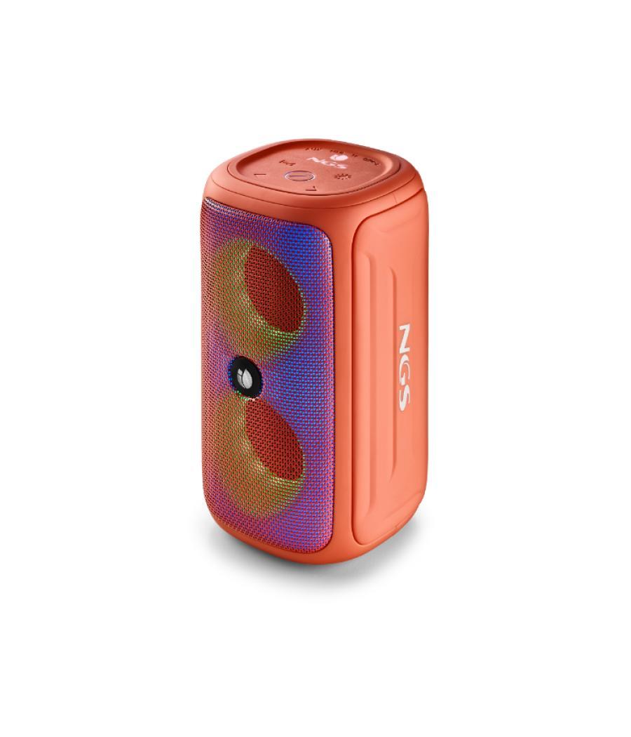 Altavoz bluetooth roller beast rgb coral ngs