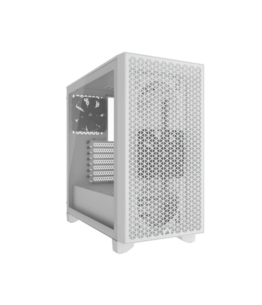 Caja semitorre atx 3000d airflow tg white corsair