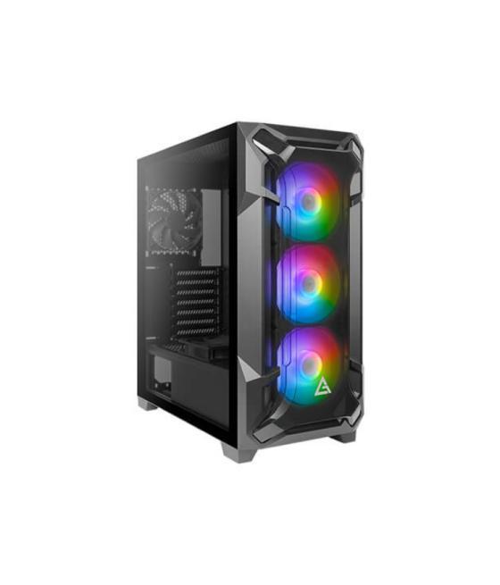 Caja semitorre atx df600 flux rgb negro antec
