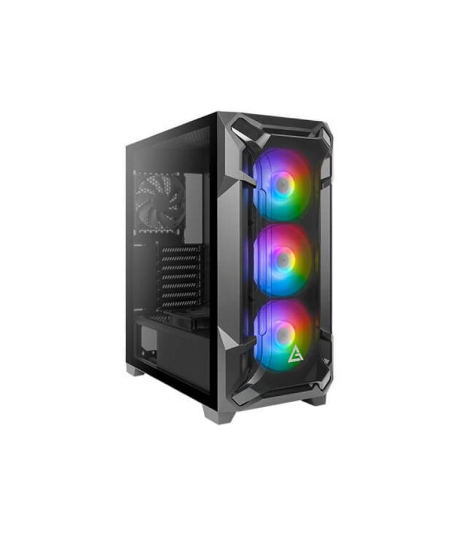 Caja semitorre atx df600 flux rgb negro antec