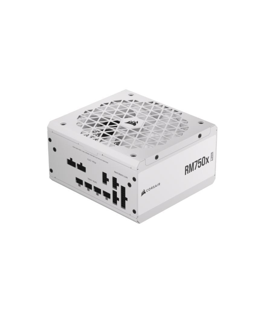 Fuente alim. modular corsair shift rm750x 750w 80+ gold white