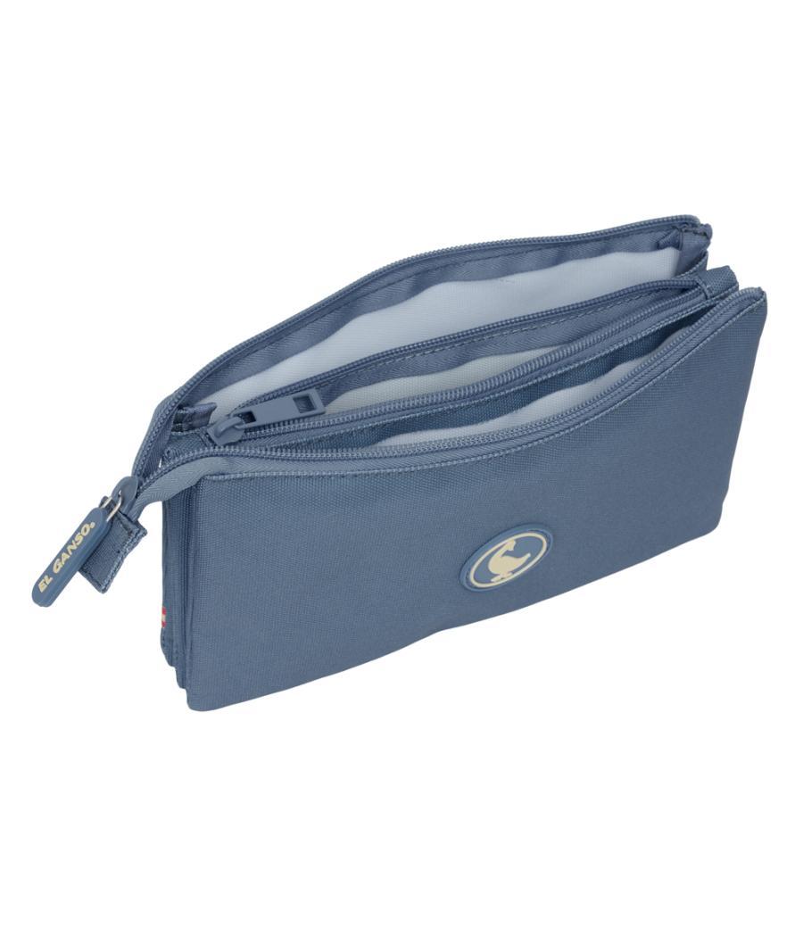 Bolso escolar portatodo safta triple el ganso basics 30x220x120 mm