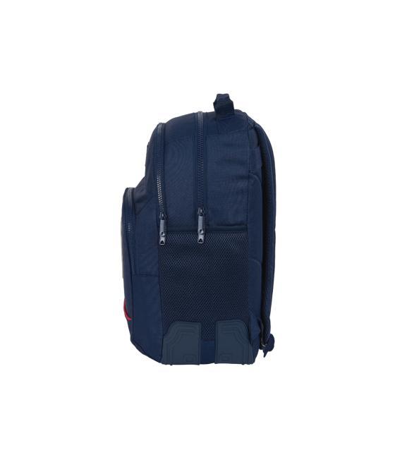 Mochila safta doble con cantóneras adaptable a carro reciclado blackfit8 authentic 150x320x420 mm