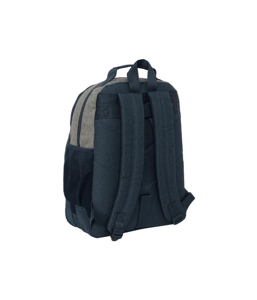 Mochila safta doble con cantóneras adaptable a carro kappa dark navy 150x320x420 mm