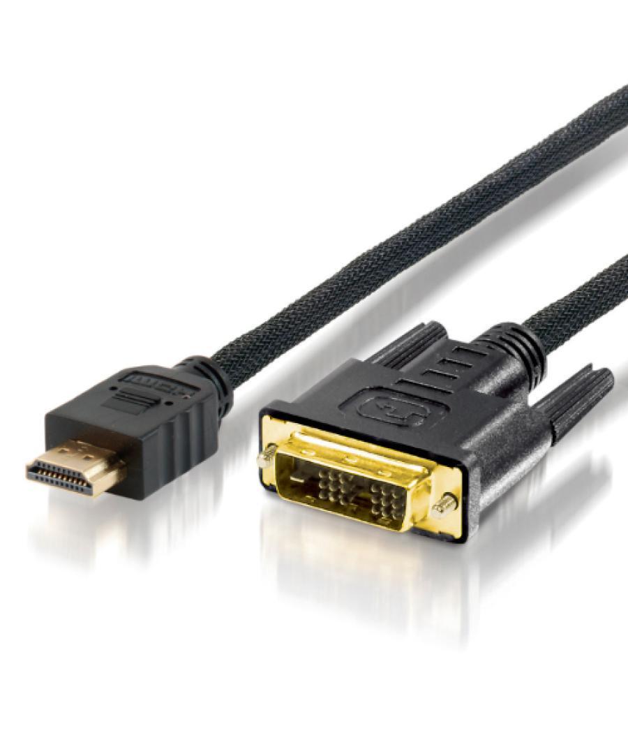 Cable hdmi equip hdmi macho a dvi macho 3m 119323