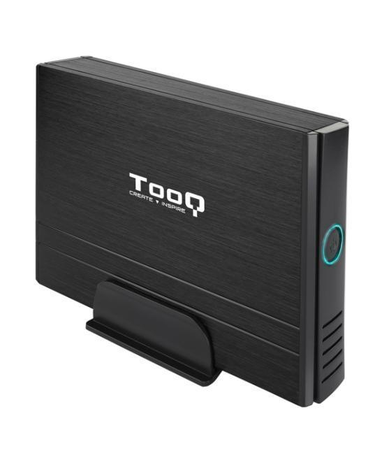 Caja externa 3.5 usb 2.0 tooq tqe-3520b para hd 3,5 ide-sata usb 2.0 negra