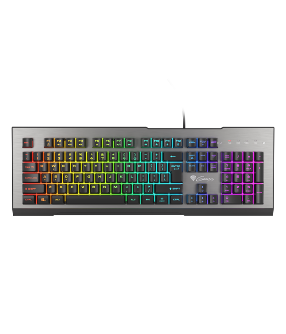 Teclado gaming genesis rhod 500 rgb retroiluminado aluminio