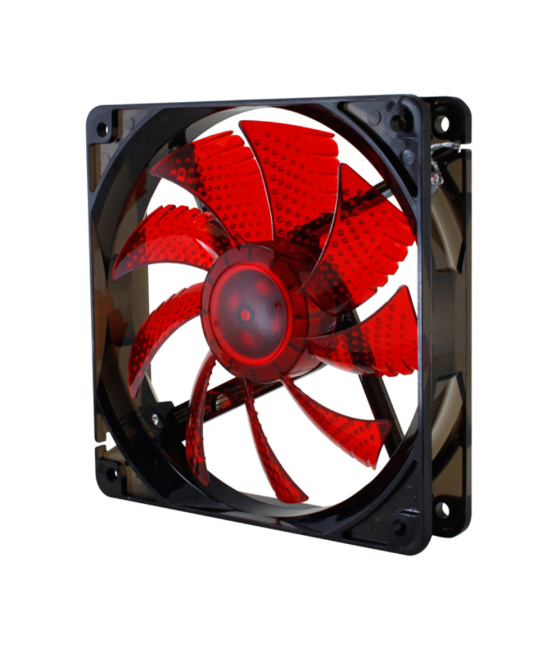 Ventilador caja nox cool fan led 120mm negro led rojo