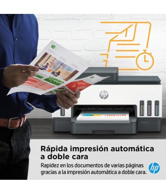 HP Smart Tank Impresora multifunción 7305, Color, Impresora para Home y Home Office, Impresión, escaneado, copia, AAD y Wi-Fi, A
